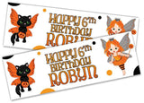 Personalised Birthday Banners Generic Design Children Kids Party Decoration 200