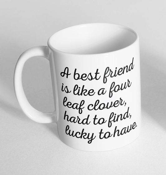 A BEST FRIEND Printed Cup Ceramic Novelty Mug Funny Gift Coffee Tea 65