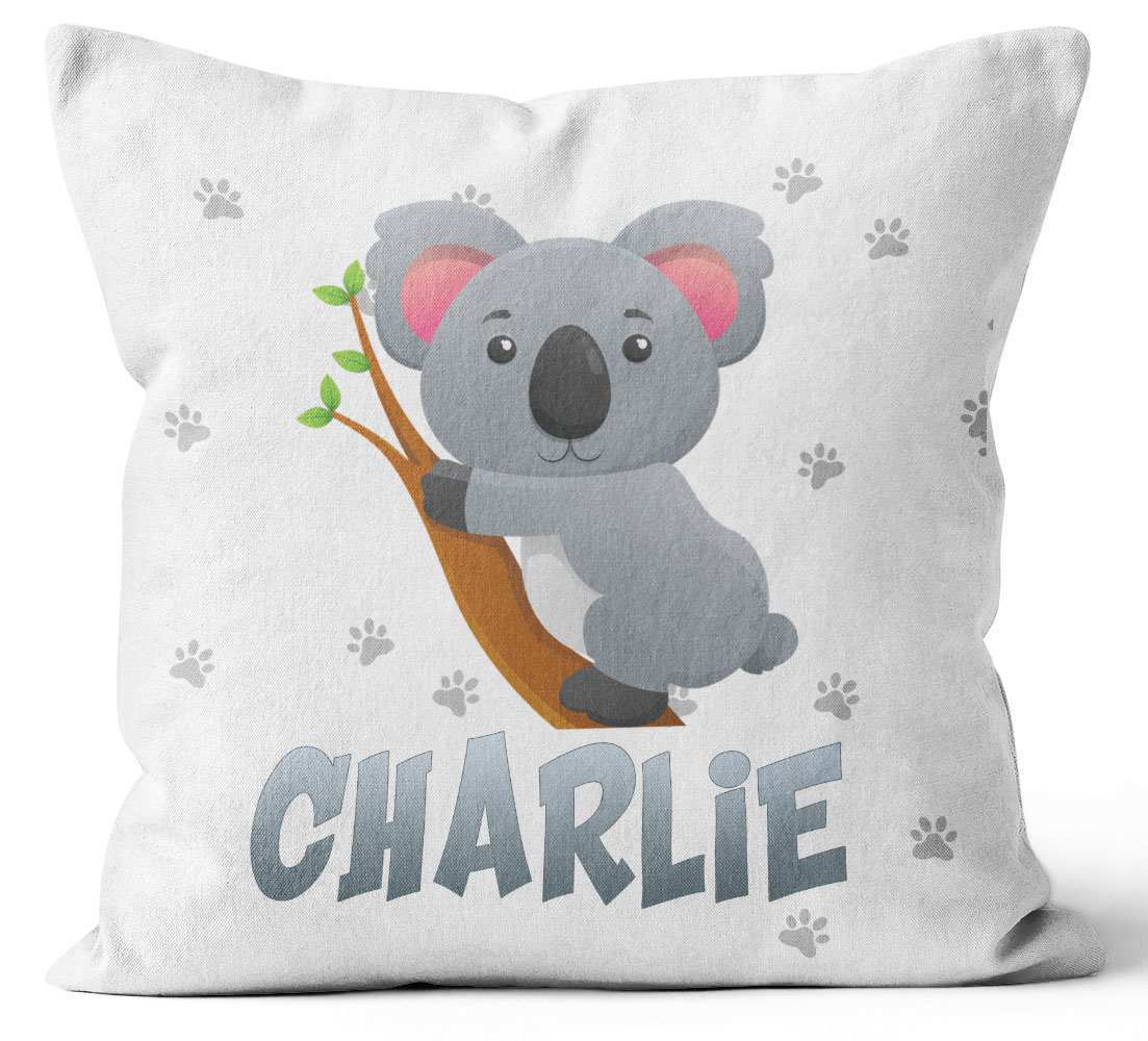 Personalised Any Name Koala Design Cushion Printed Birthday Gift 69