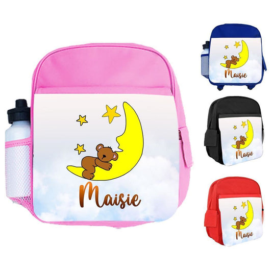 Personalised Kids Backpack Any Name Animal Design Boys Girls kid School Bag 49