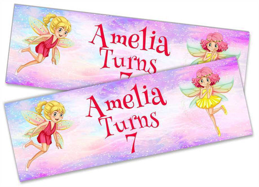 Personalised Birthday Banners Generic Design Children Kids Party Decoration 180