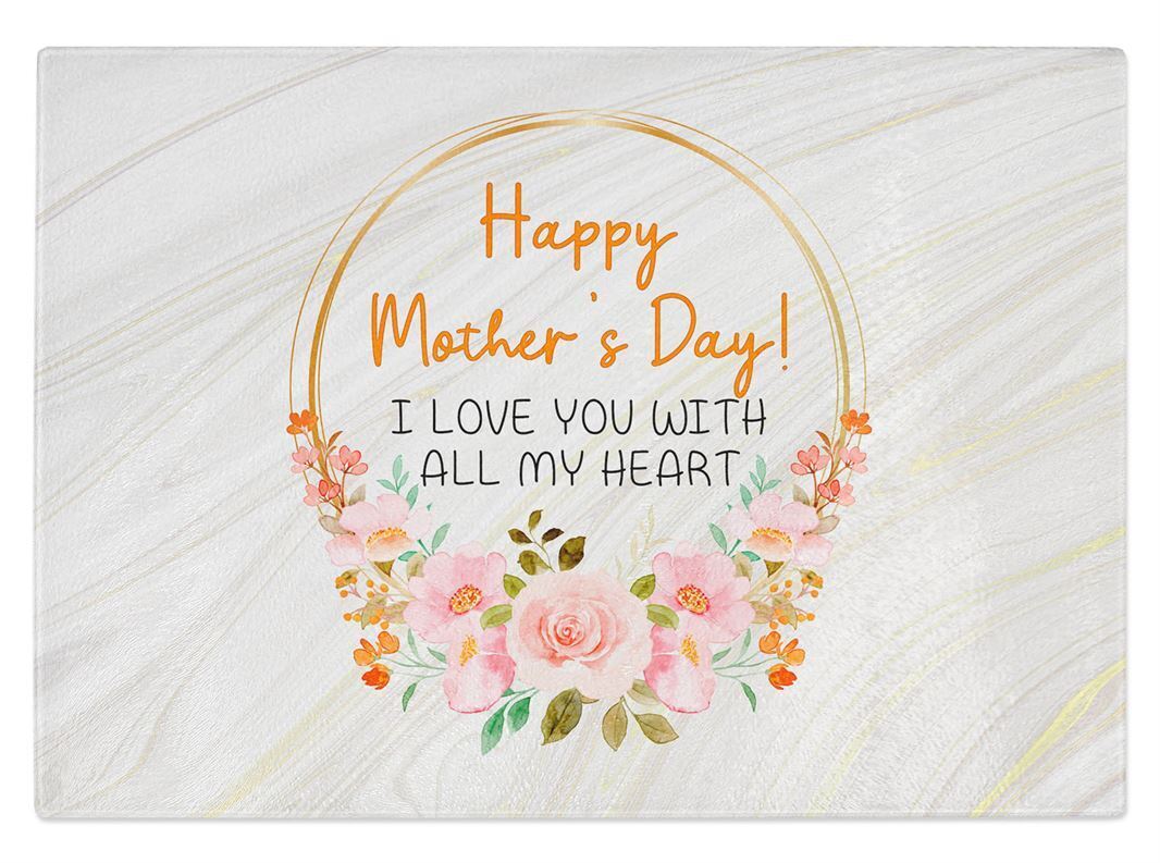 Mothers Day Kitchen Glass Chopping Board Item Gift 23