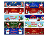 Personalised Banner Christmas Design Party Decoration 19