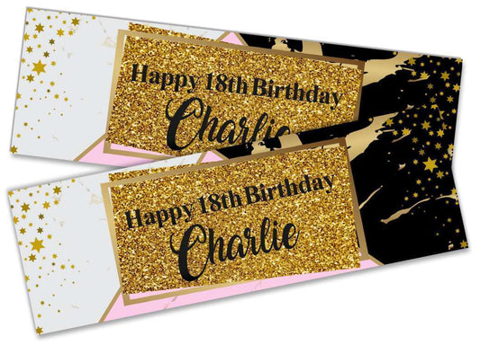 Personalised Birthday Banners Party Design Kids adult Party Decoration 96