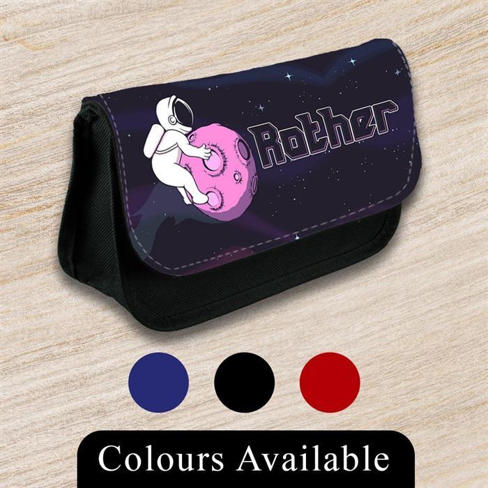 Personalised Pencil Case Generic Girls Boys Stationary Kids School Bag 42