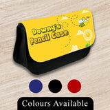 Personalised Pencil Case Generic Girls Boys Stationary Kids School Bag 24