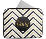 Personalised Any Name Patterned Design Laptop Case Sleeve Tablet Bag 25