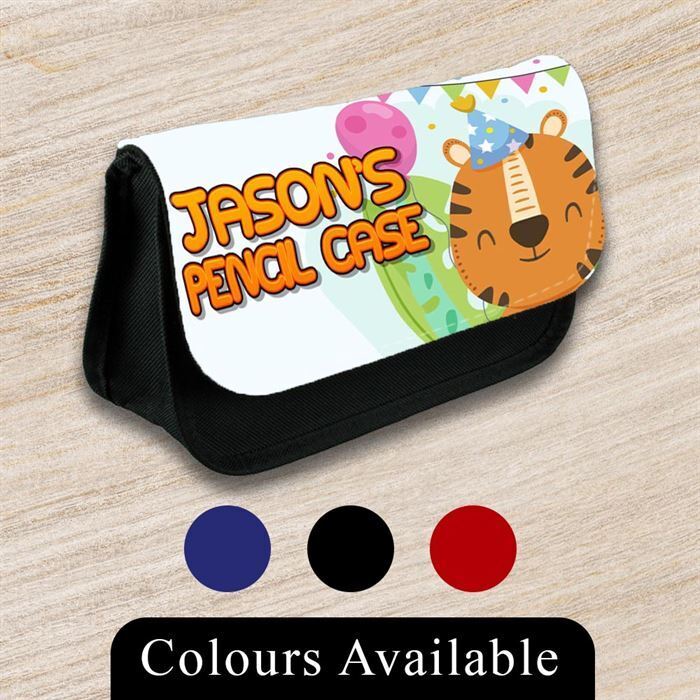 Personalised Pencil Case Generic Girls Boys Stationary Kids School Bag 26