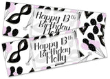 Personalised Birthday Banners Generic Design Children Kids Party Decoration 211