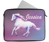 Personalised Any Name Unicorn Design Laptop Case Sleeve Tablet Bag 50