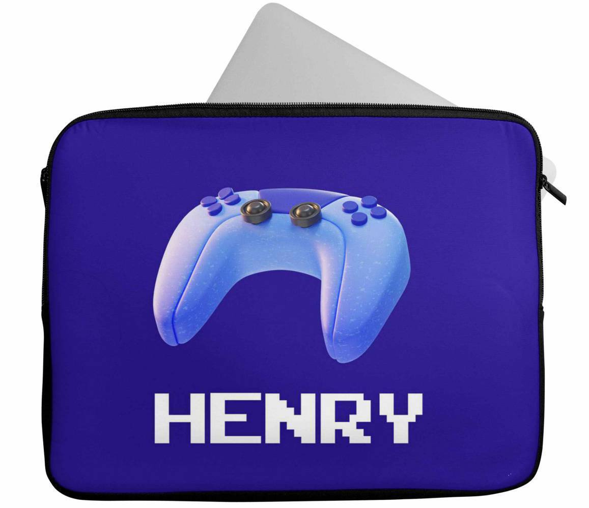 Personalised Any Name Gaming Design Laptop Case Sleeve Tablet Bag 81