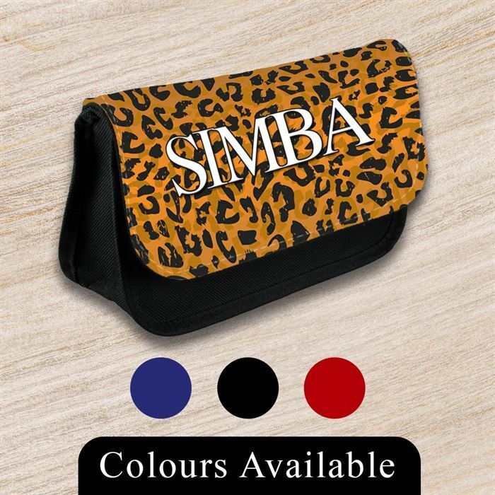 Personalised Pencil Case Generic Girls Boys Stationary Kids School Bag 43