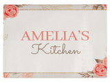 Personalised Any Name Kitchen Glass Chopping Board Item Gift 16