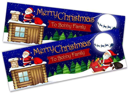 Personalised Banner Christmas Design Party Decoration 15