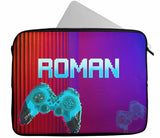 Personalised Any Name Gaming Design Laptop Case Sleeve Tablet Bag 81