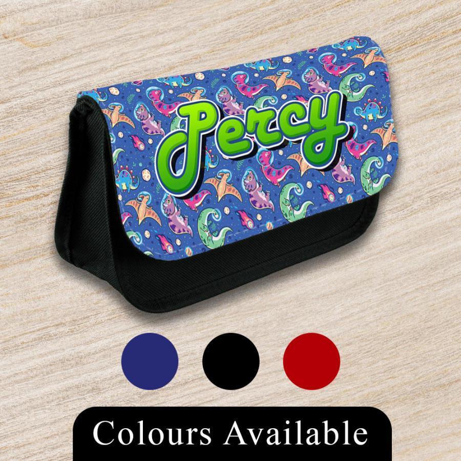 Personalised Pencil Case Generic Girls Boys Stationary Kids School Bag 20