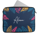 Personalised Any Name Patterned Design Laptop Case Sleeve Tablet Bag 12