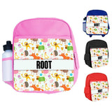 Personalised Kids Backpack Any Name Generic Design Boys Girls kid School Bag 41