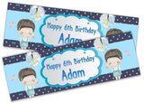Personalised Birthday Banners Generic Design Children Kids Party Decoration 119