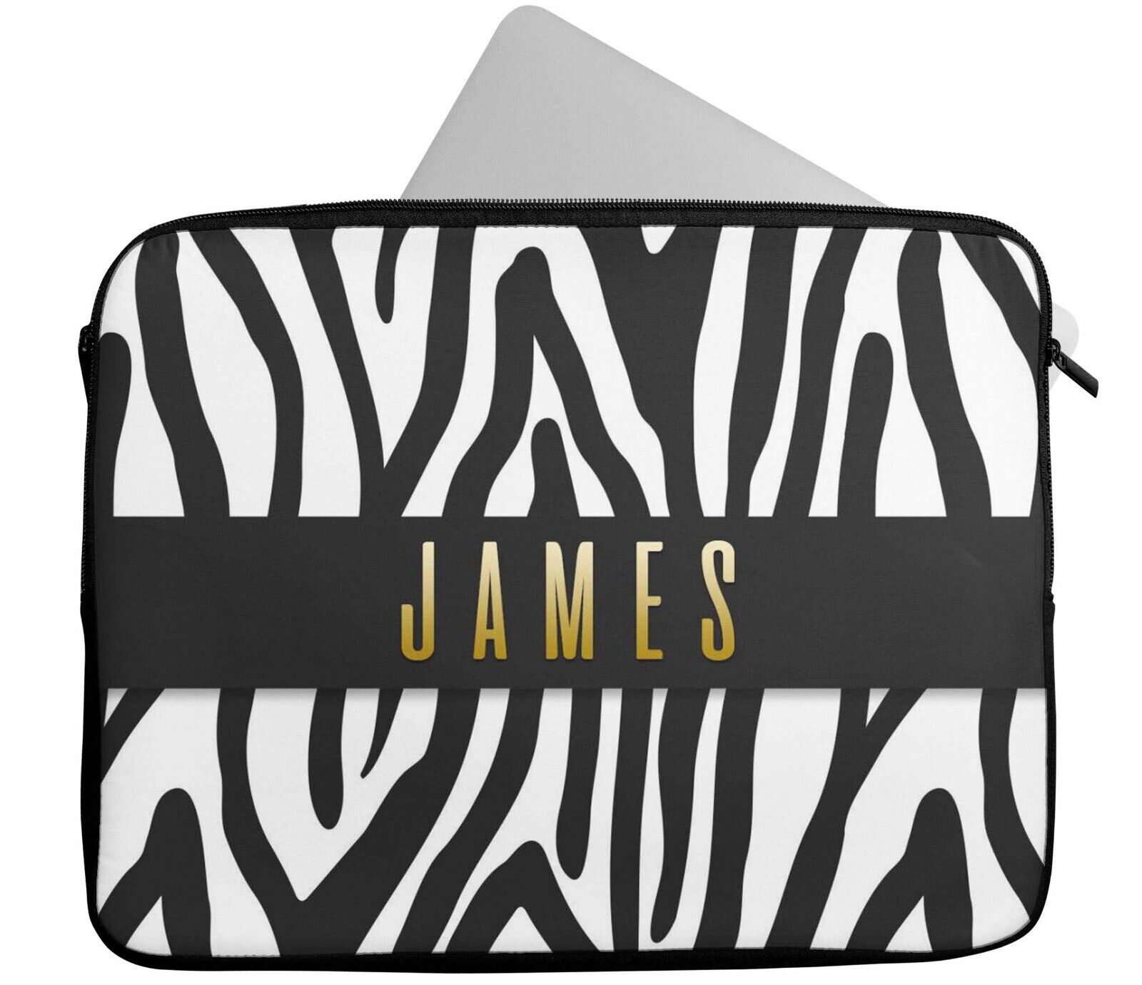 Personalised Any Name Animal Design Laptop Case Sleeve Tablet Bag 76