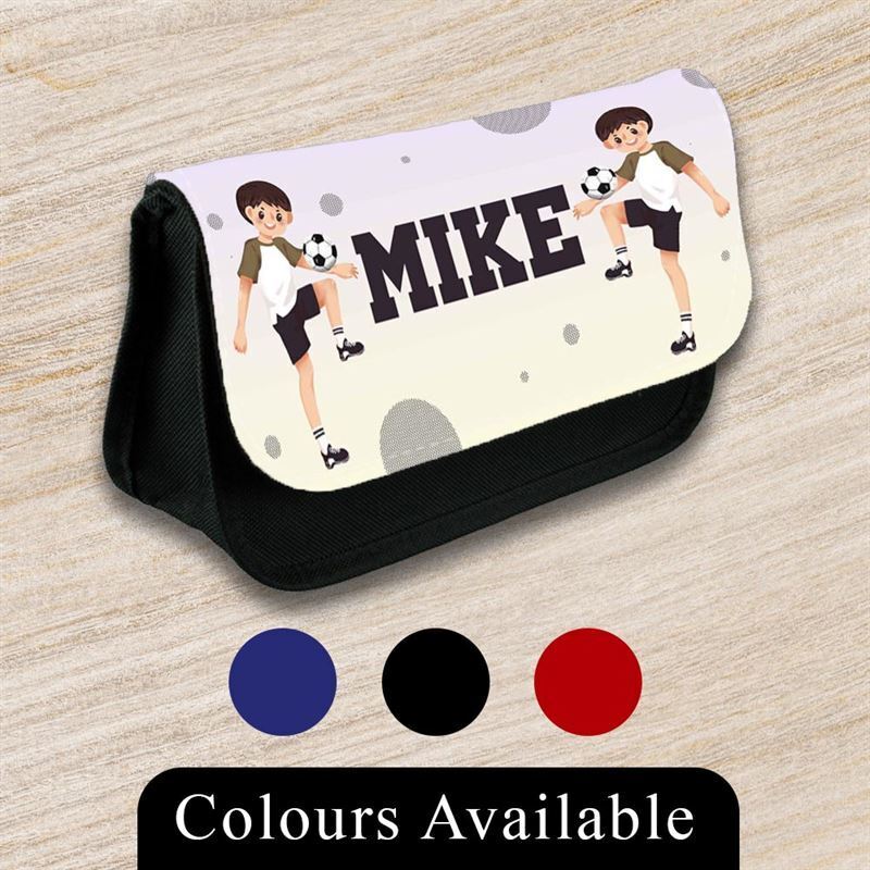 Personalised Pencil Case Generic Girls Boys Stationary Kids School Bag 35