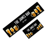 Personalised Any Text Beer Mat Label Bar Runner Ideal Home Pub Cafe Occasion 31