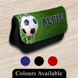 Personalised Pencil Case Football Girls Boys Stationary Kids School Bag 30