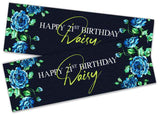 Personalised Birthday Banners Generic Design Children Kids Party Decoration 211