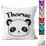 Personalised Cushion Animal Sequin Cushion Pillow Printed Birthday Gift 62