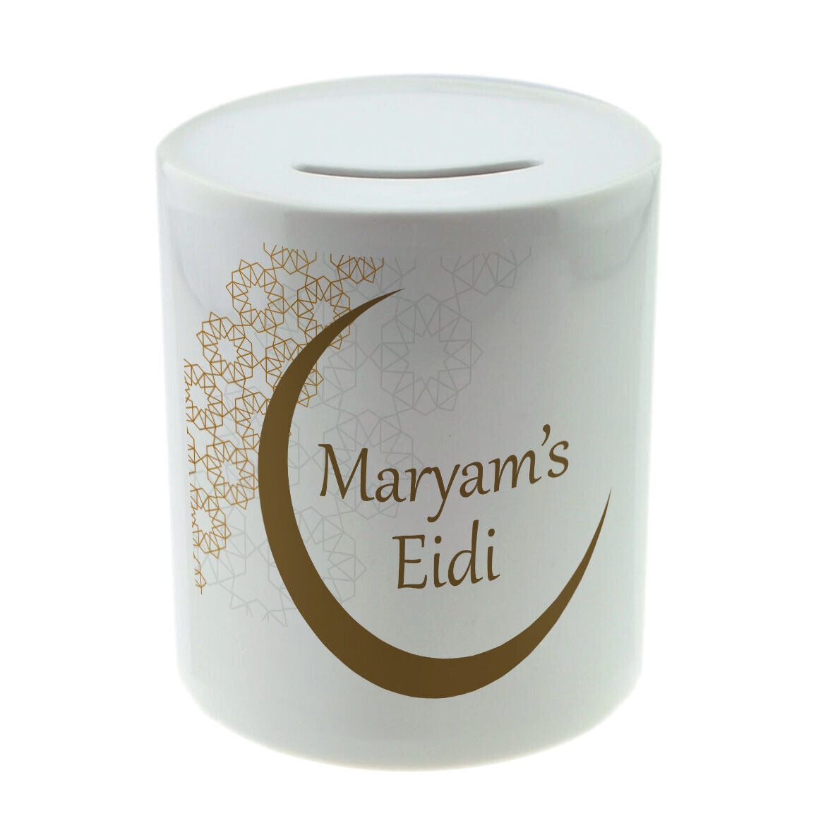 Personalised Any Name Eid Savings Children Money Box Printed Gift 6