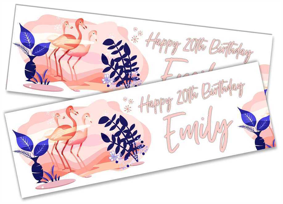 Personalised Birthday Banners Generic Design Children Kids Party Decoration 50