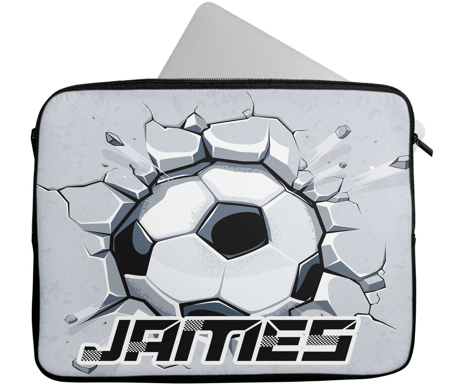 Personalised Any Name Football Design Laptop Case Sleeve Tablet Bag 23