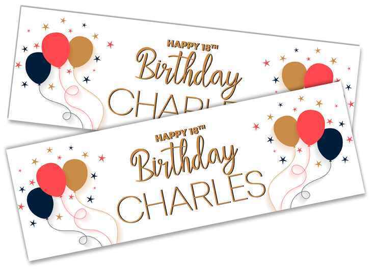 Personalised Birthday Banners Generic Design Children Kids Party Decoration 217