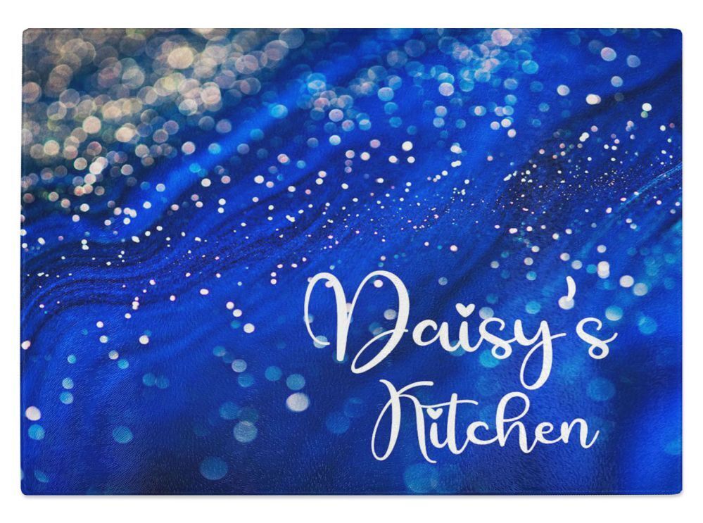 Personalised Any Name Kitchen Glass Chopping Board Item Gift 7