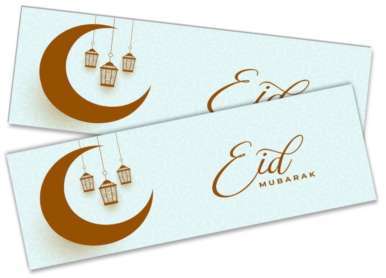 Eid Mubarak Banners Children Kids Adults Party Decoration idea 262