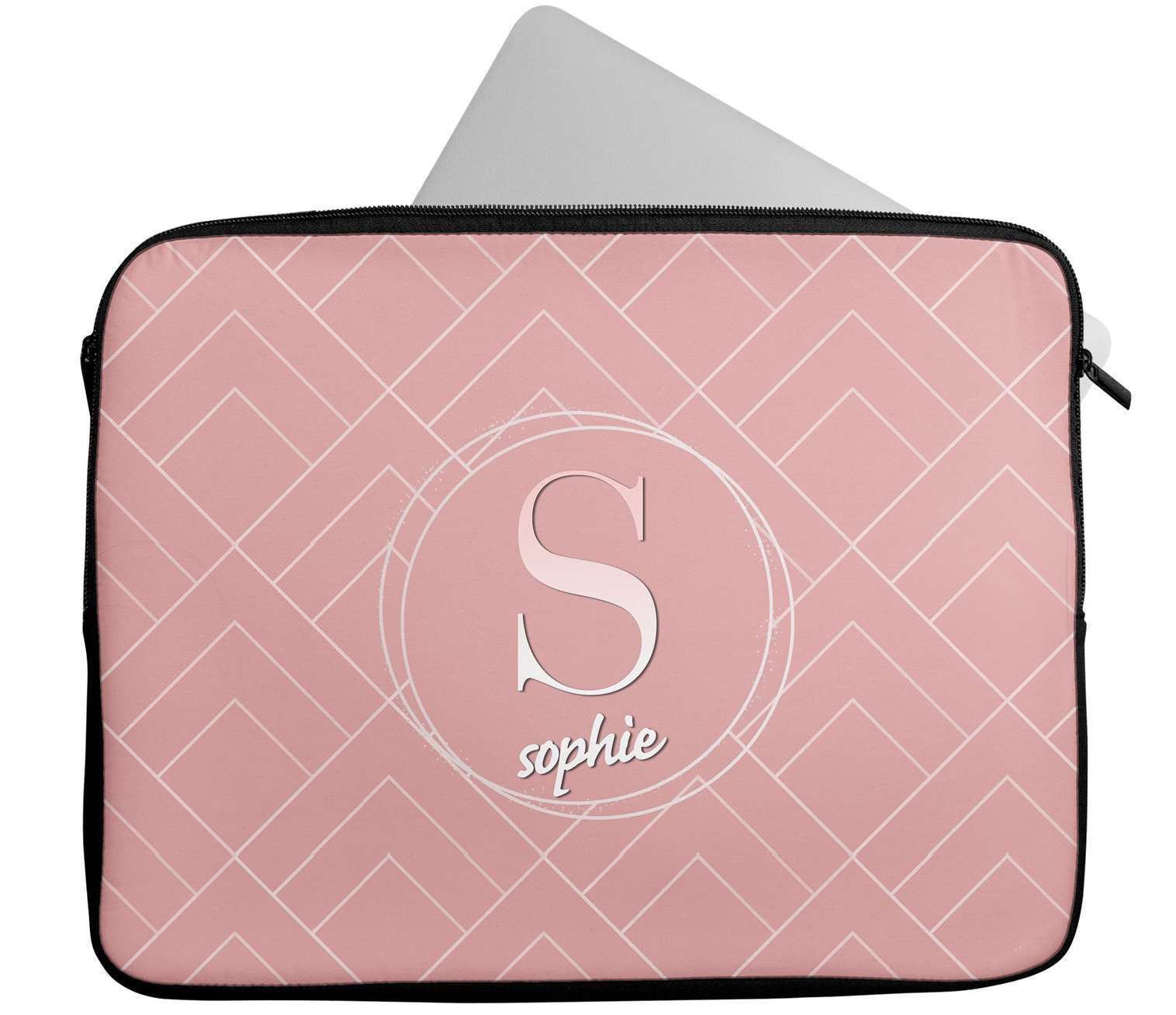 Personalised Any Name Patterned Design Laptop Case Sleeve Tablet Bag 25