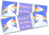 Personalised Birthday Banners Unicorn Design Children Kids Party Decoration 22