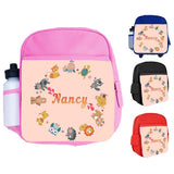 Personalised Kids Backpack Any Name Generic Design Boys Girls kid School Bag 50