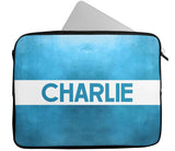 Personalised Any Name Marble Design Laptop Case Sleeve Tablet Bag 34