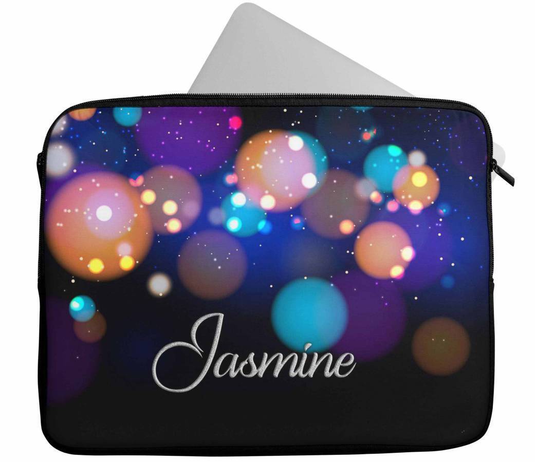 Personalised Any Name Abstract Design Laptop Case Sleeve Tablet Bag 85