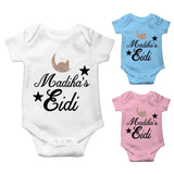 Personalised Eid Baby Vest Baby grow Little baby body suit 11