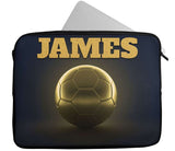 Personalised Any Name Football Design Laptop Case Sleeve Tablet Bag 21