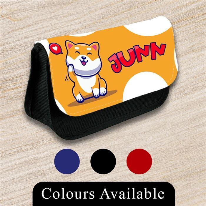 Personalised Pencil Case Generic Girls Boys Stationary Kids School Bag 45