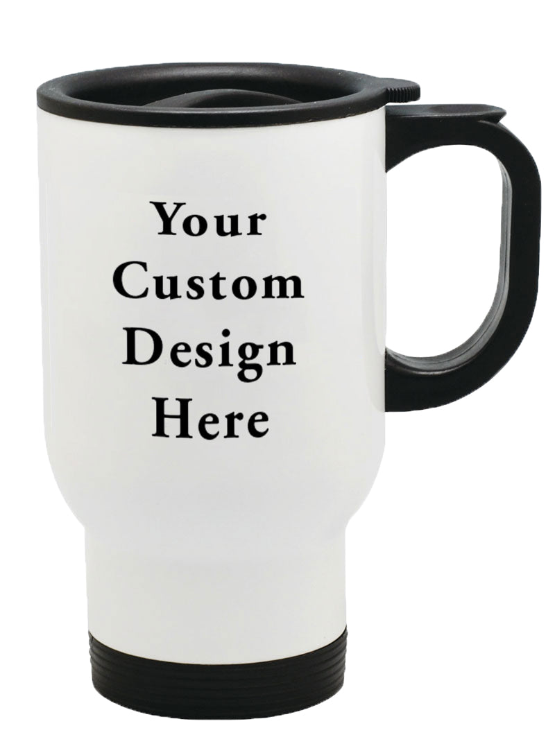 Personalised Any Name Custom Design Thermal Travel Mug Flask Coffee Tea Mug